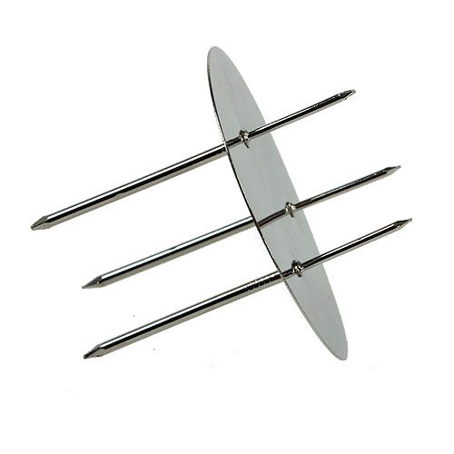 Floristik24 Gyertyatartó ezüst Ø6cm 12db