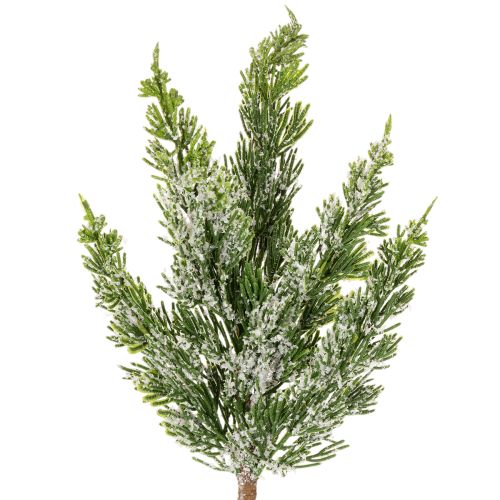 Műhóval borított fenyőág virágdíszekhez és adventi dekorációhoz, 40 cm, 3 darab vétel | Floristik24.hu