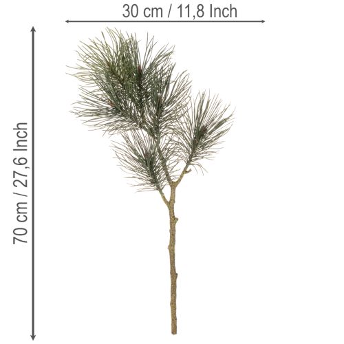 Műfenyőág asztaldísznek és vázáknak, 70cm | Floristik24.hu