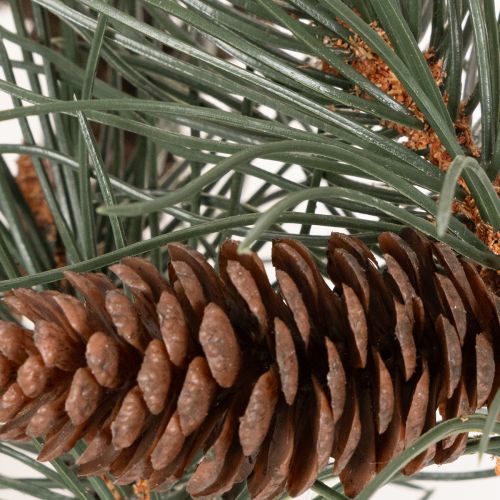 Műfenyőág tobozokkal, nappali dekoráció, 93cm | Floristik24.hu