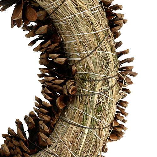 Kerek fenyőtoboz koszorú Ø27cm