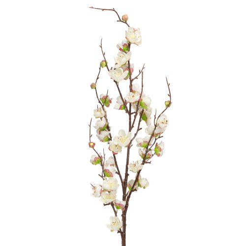 tételeket Cseresznyevirág díszítő ág mesterséges ág fehér virágok 96cm 2db