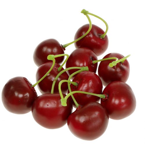 Floristik24 Cseresznye Ø2,5cm 28p