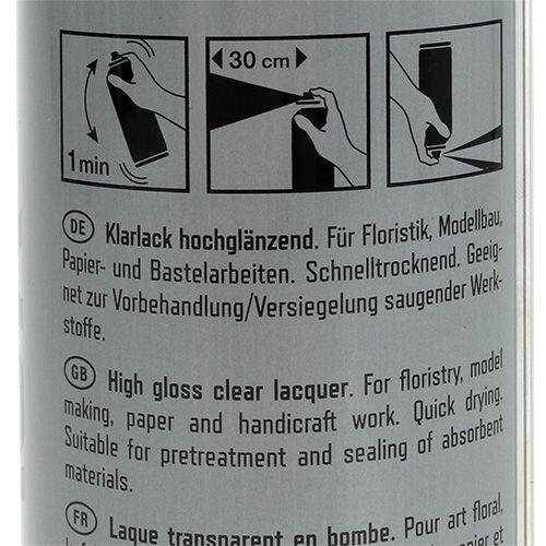 Floristik24 Átlátszó lakk spray 400ml