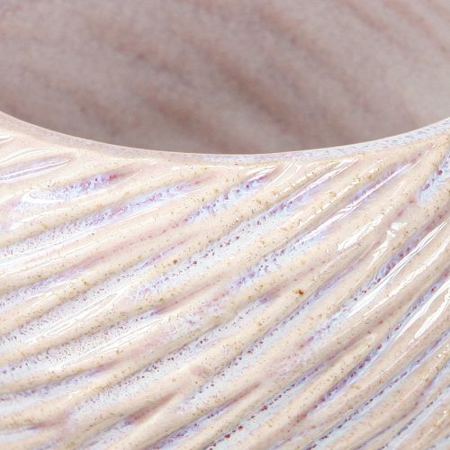 tételeket Kis kerámia tálkák rózsaszín spirál dekorral Ø9cm 4db