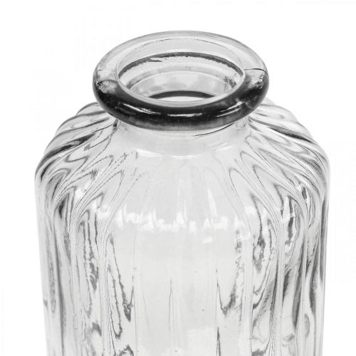 Floristik24 Kis vázák üvegváza virágvázák üveg Ø6cm H10cm 2db