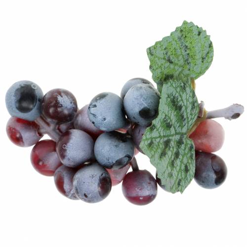 Floristik24 Mesterséges mini szőlő Bordeaux 9cm