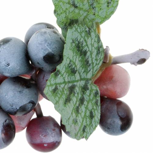 Floristik24 Mesterséges mini szőlő Bordeaux 9cm