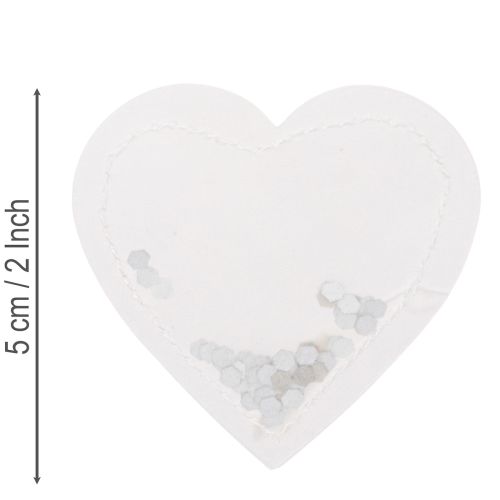 Konfetti szív 5cm 24 db | Floristik24.hu