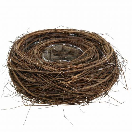 Floristik24 Kosártartó húsvéti kosár sötétbarna Ø26 / Ø15cm, 2db-os készlet