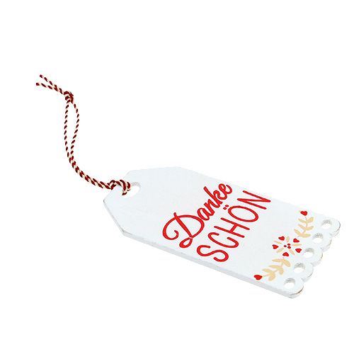 Floristik24 Zsinór piros-fehér 1mm 25m