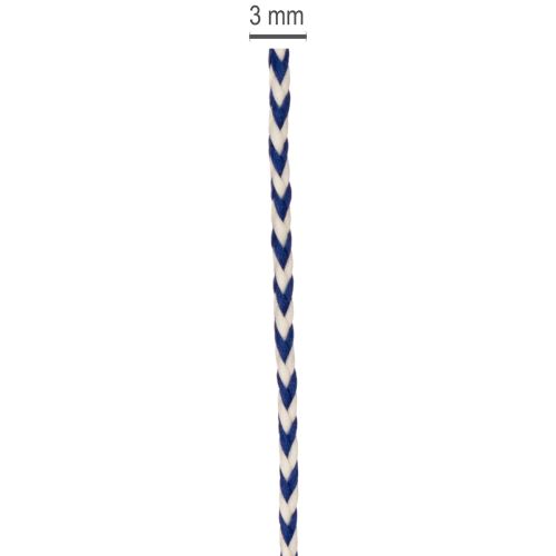 Csíkos ajándékszalag/zsinór kreatív díszítéshez, 3 mm vastag, 20 m hosszú | Floristik24.hu