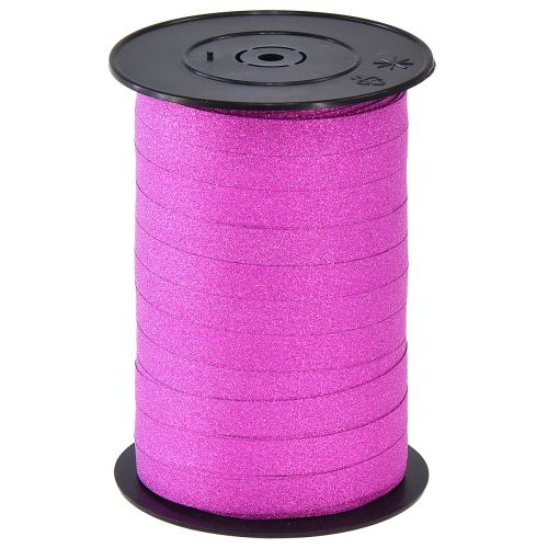 Ajándék szalag Glitter Magnetico Metallic Pink színnel 10mm 100m