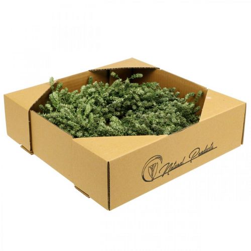 tételeket Karácsonyi koszorú dekoráció zöld szárított virágkoszorú ajtókoszorú len gyógynövény ünnepi Ø34cm