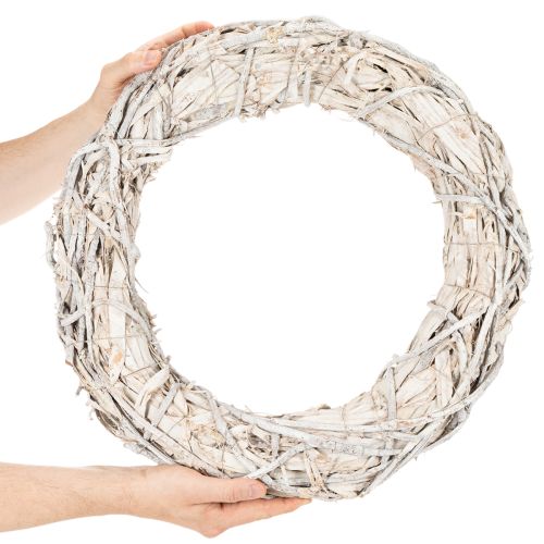 Kerek gallykoszorú kézműveskedéshez és díszítéshez, ajtókoszorú 50cm | Floristik24.hu