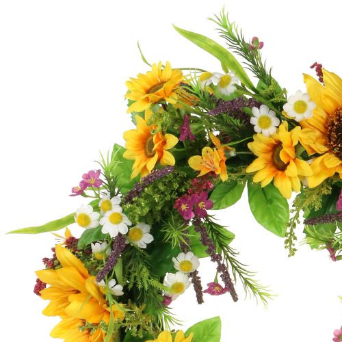 Floristik24 Napraforgó koszorú Ø40cm