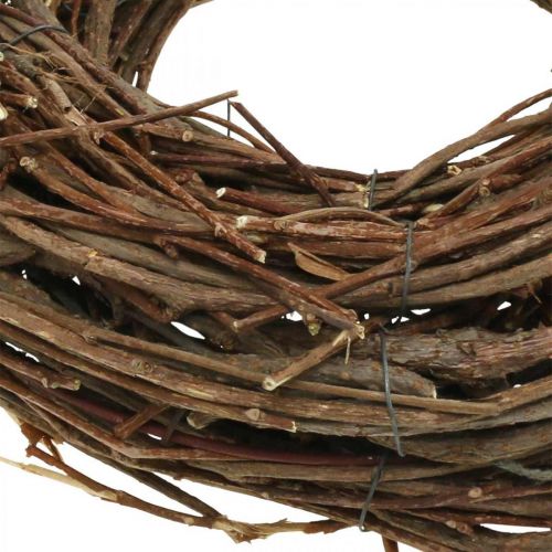 Floristik24 Deco Wreath Vine Ø25cm Barna Természetes gallyakból készült asztali dekoráció