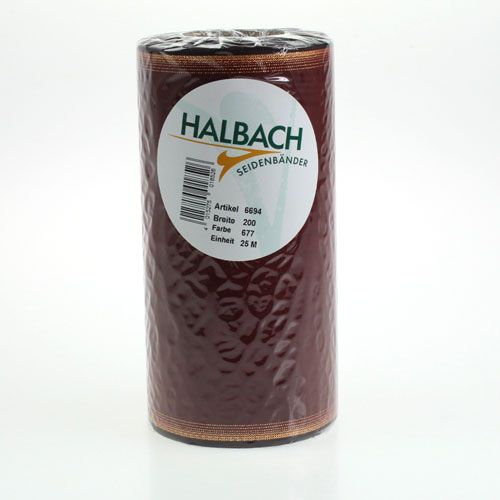 Floristik24 Koszorúszalag bordeaux-i gyászszalagban Moiré effektus 200m