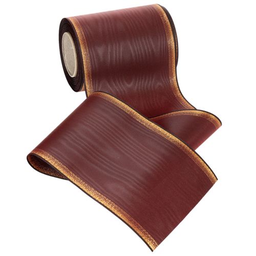 Koszorú szalag Bordeaux Moiré 125mm dekoratív szalag | Floristik24.hu