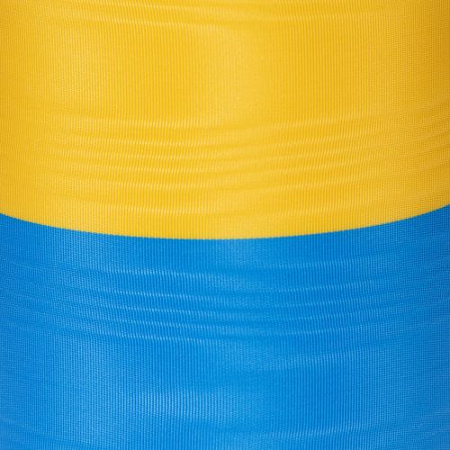 Kék és sárga moaré koszorúszalag, 100 mm, nemzeti színű szalag, klubszalag, díszszalag, ünnepi gyászszalag, acetát | Floristik24.hu
