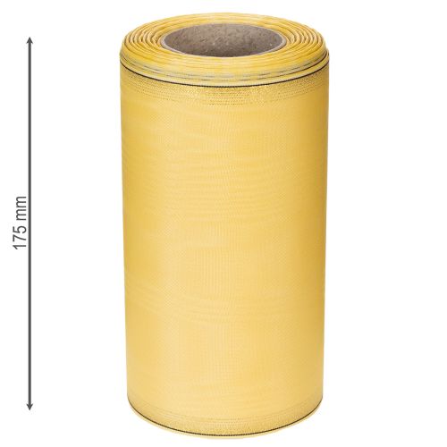 tételeket Koszorú szalag moiré koszorú szalag sárga 175mm 25m