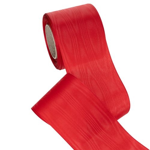 tételeket Piros koszorú szalag 75mm x 25m - Temetési virágkötészet és dekoráció, Masszív szalag feliratozáshoz