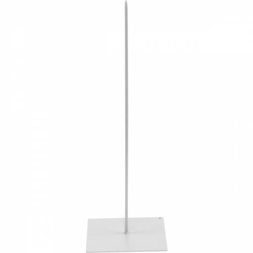 Floristik24 Koszorútartó fehér fém koszorútartó H30cm