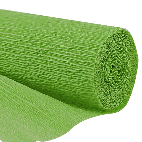 Virágüzlet Krepp Papírfű Zöld 50x250cm