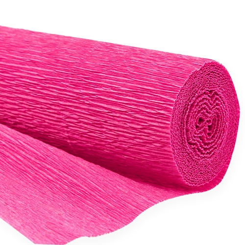 Virágüzleti krepp papír rózsaszín 50x250cm