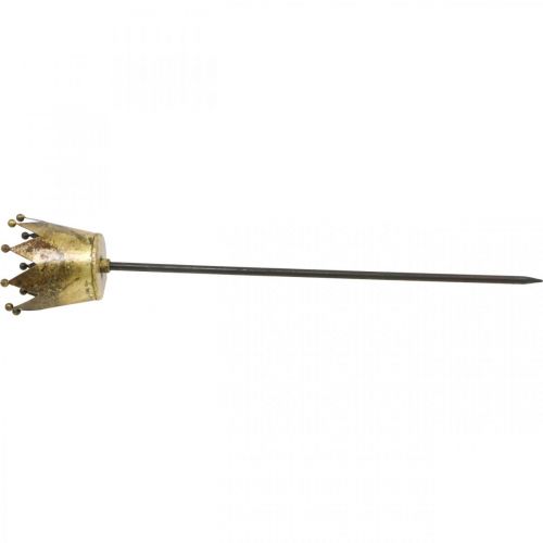 tételeket Tealámpa tartó korona sárgaréz Ø9,5cm H50cm