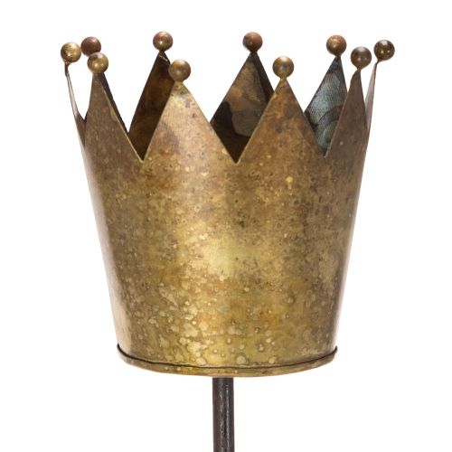 Dekoratív korona pálcán, vintage dekoráció cserepes növényekre, 73cm vétel | Floristik24.hu
