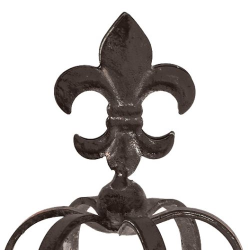 Floristik24 Kertdísz, fém korona, díszdugó, fémdísz antik megjelenés