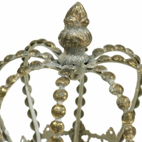 Floristik24 Korona antik arany Ø11cm H13cm