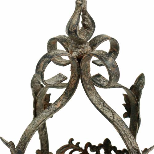 Floristik24 Antik koronatálca Ø18cm H28cm