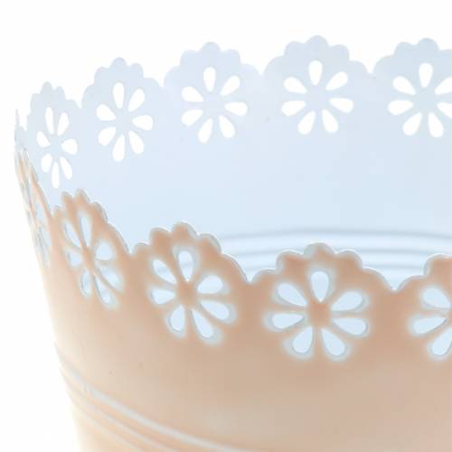 Floristik24 Virágcserepes virágdísz rózsaszín Ø12,5cm H13,5cm