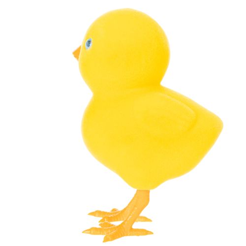 tételeket Húsvéti csibe dekoráció, asztaldísz, újrafelhasználható nappali dekoráció, 16 cm, 2 darab