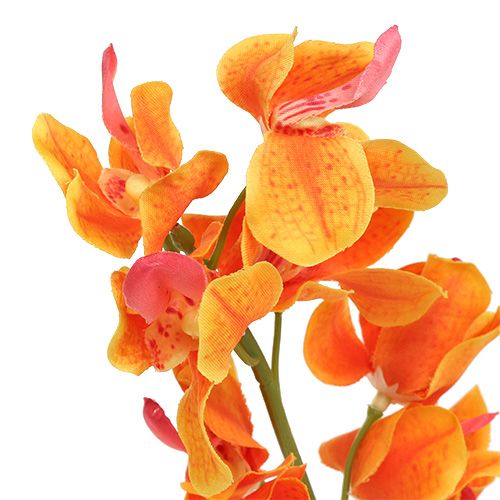 tételeket Mesterséges orchidea Mokara Orange 50cm 6db