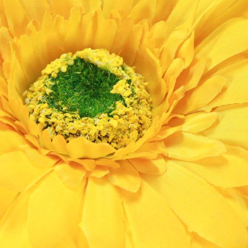 tételeket Művirágok Gerbera Sun Yellow Kerti Virág 47cm