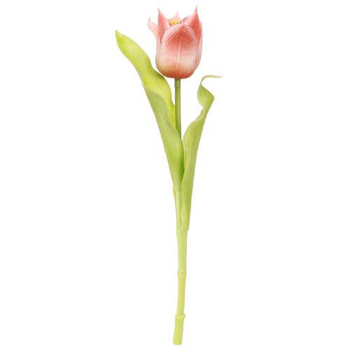 tételeket Művirágok Korona Tulipánok Lila Pink 7 db csokorban 34cm