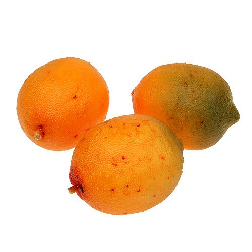 Floristik24 Mesterséges citrom 7cm 6db