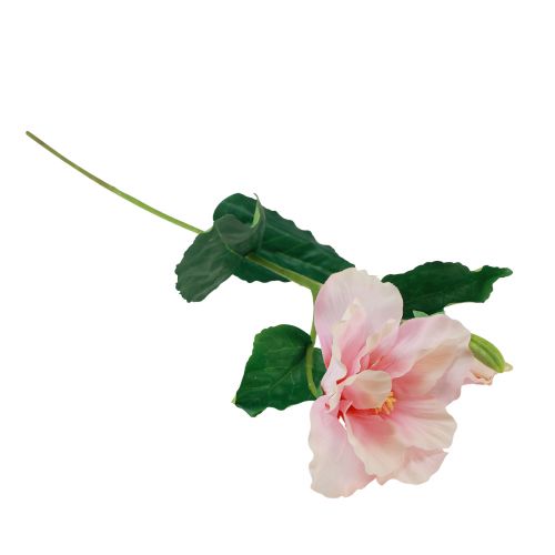 Floristik24 Művirág Hibiszkusz Pink 62cm