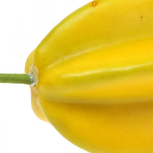 Floristik24 Mesterséges csillaggyümölcs deco gyümölcs műgyümölcs Ø7,5cm 10,5cm