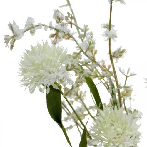 tételeket Műréti virág Fehér selyemvirág csokor Művirágok