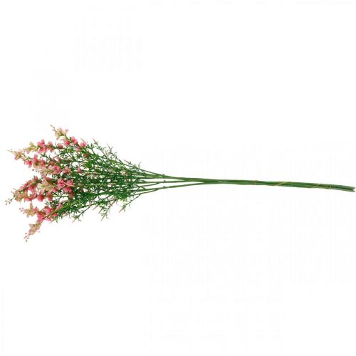 Floristik24 Műréti virágok rózsaszín selyemvirágok művirágok 4db