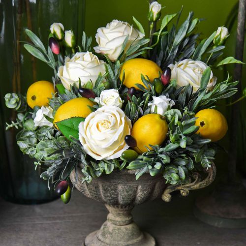 Floristik24 Mesterséges eukaliptusz ágak műnövények zöld 34cm 6db