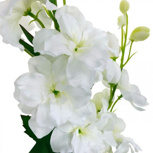 tételeket Mesterséges delphinium fehér delphinium művirág selyem virágok 98cm