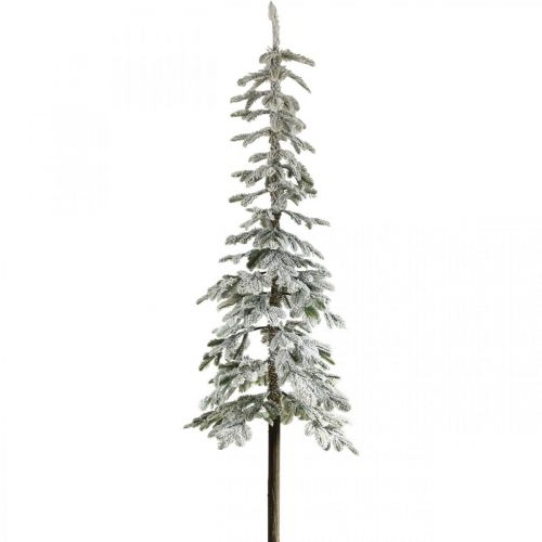 Floristik24 Műkarácsonyfa vékony havas téli dekoráció H180cm
