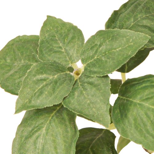 tételeket Mesterséges bazsalikom cserepes fűszernövények zöld színben H22cm