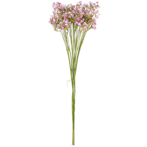 Floristik24 Mesterséges gypsophila gipszfű lila színben L68cm 4 db