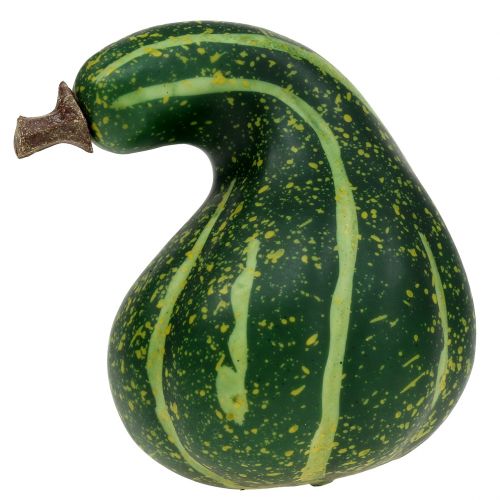 Floristik24 Mesterséges dekoratív sütőtök sötétzöld 11cm 6 db